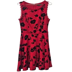 City Studio Vibrant Red Dress